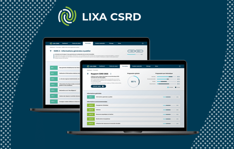 LIXA CSRD : notre solution pour le reporting extra-financier