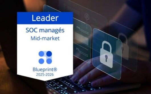 Badge Blueprint Exageis - Sigma leader sur l'offre SOC managé